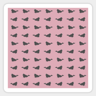 Bowhead Whale Pattern Sticker